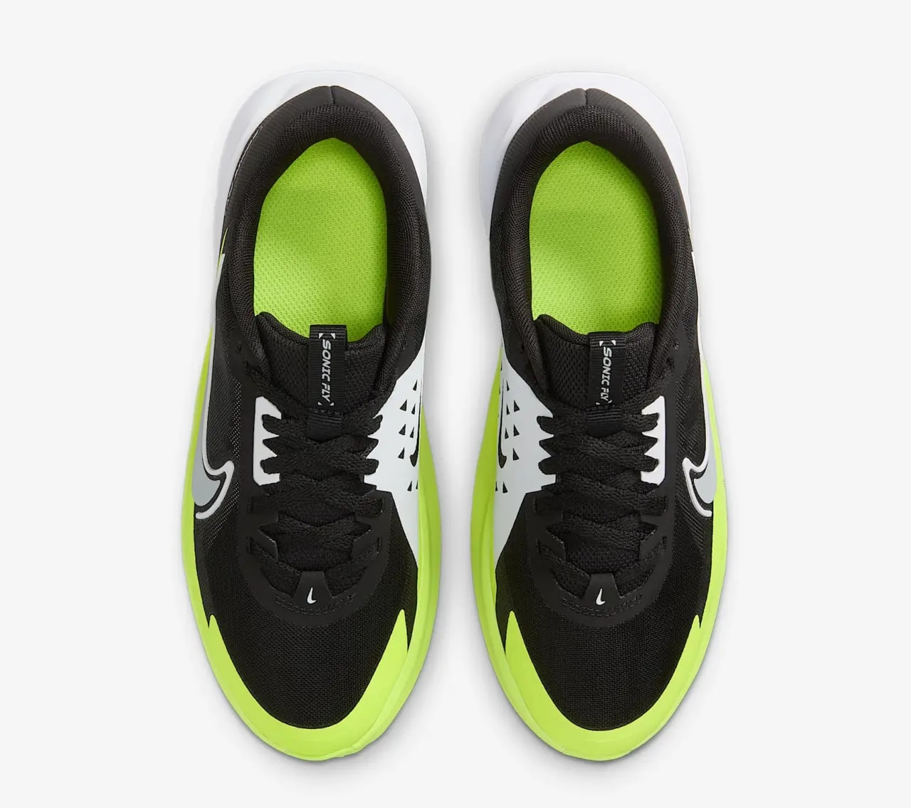 Giày Nike Sonic Fly GS 'Black White Volt Wolf Grey' FZ0017-002 — ảnh 5