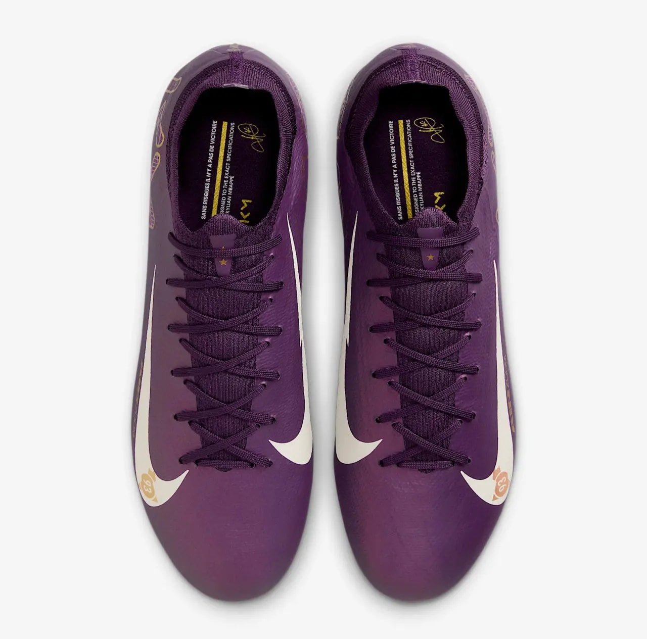 Giày Nike Mercurial Vapor 16 Pro FG x Kylian Mbappe 'Purple' FQ8689-500 — ảnh 5