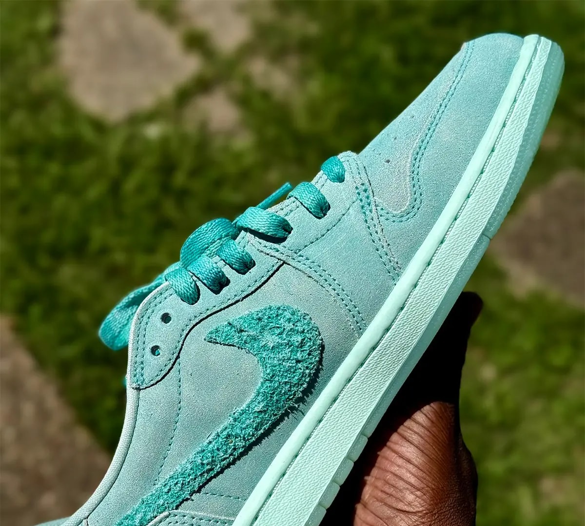 Giày Nike Air Jordan 1 Low OG 'Washed Teal' HQ8111-300 — ảnh 3