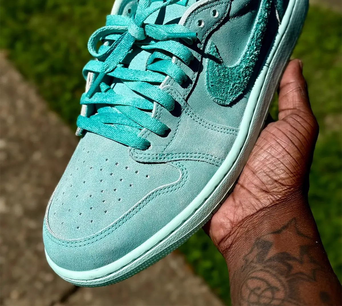 Giày Nike Air Jordan 1 Low OG 'Washed Teal' HQ8111-300 — ảnh 5
