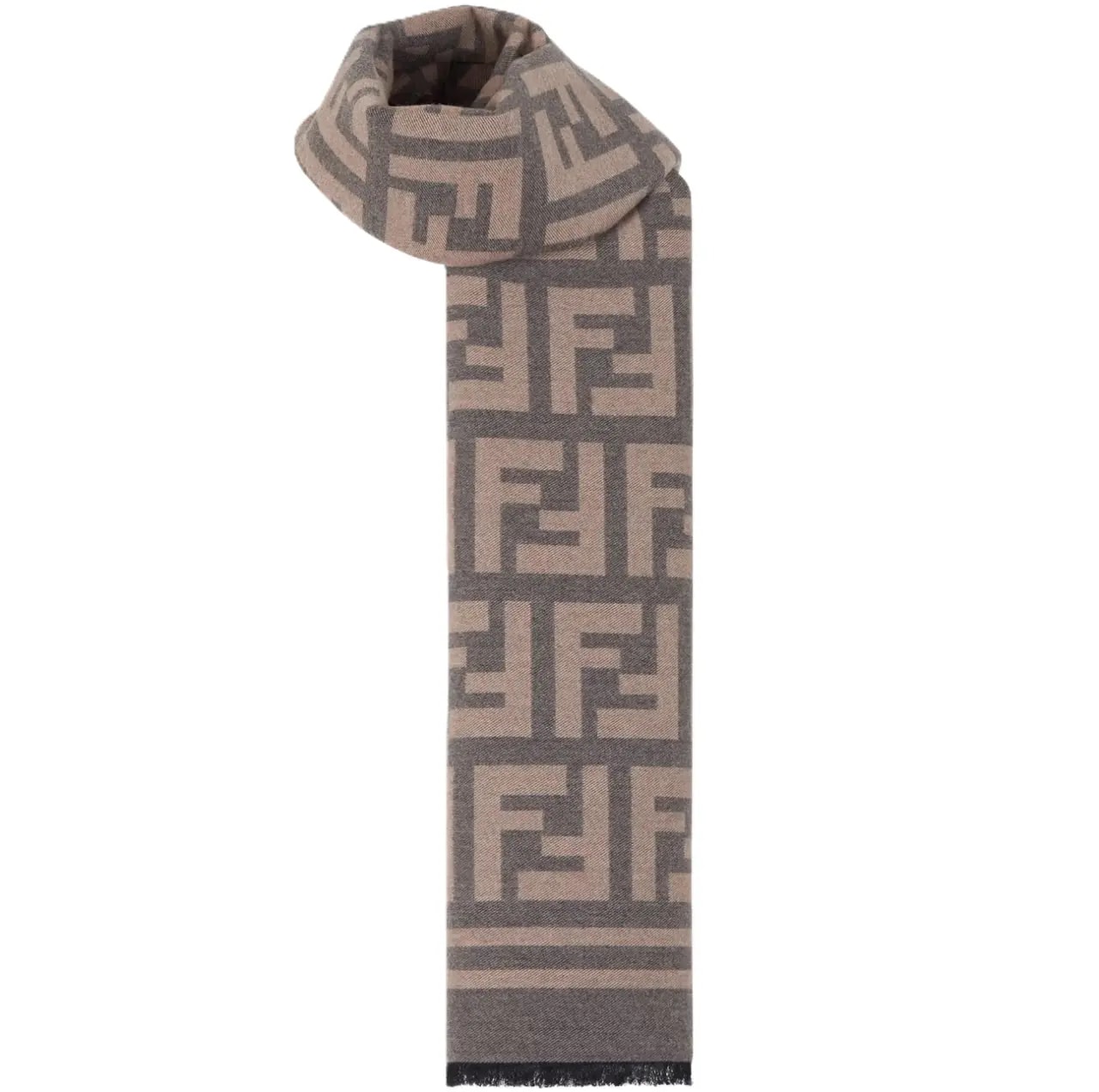 Khăn Fendi Scarf Silk And Wool Scarf 'Multicolour' FXS424A3Q1F0JJ4 — ảnh 2