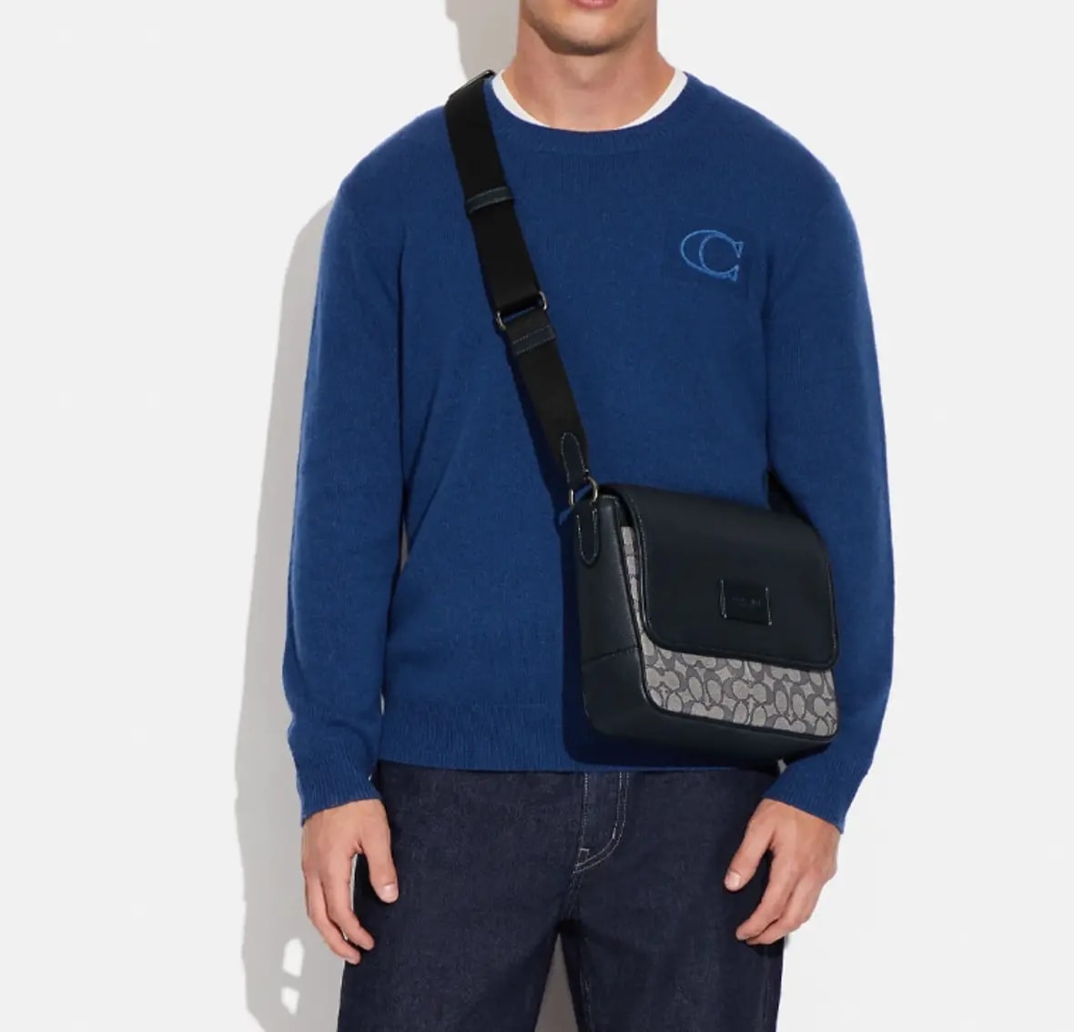 Túi Coach Sprint Map Bag 25 'Navy' CE534-QBV41 — ảnh 2
