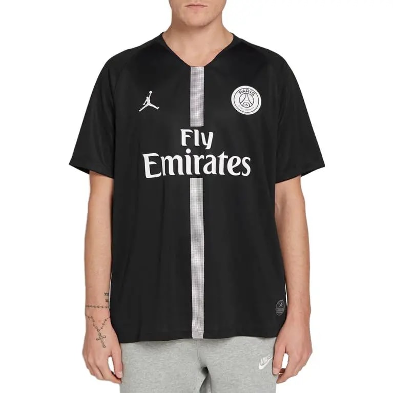 Áo Nike Air Jordan x Paris Saint-Germain Stadium Jersey 'Black' 919010-012 — ảnh 2