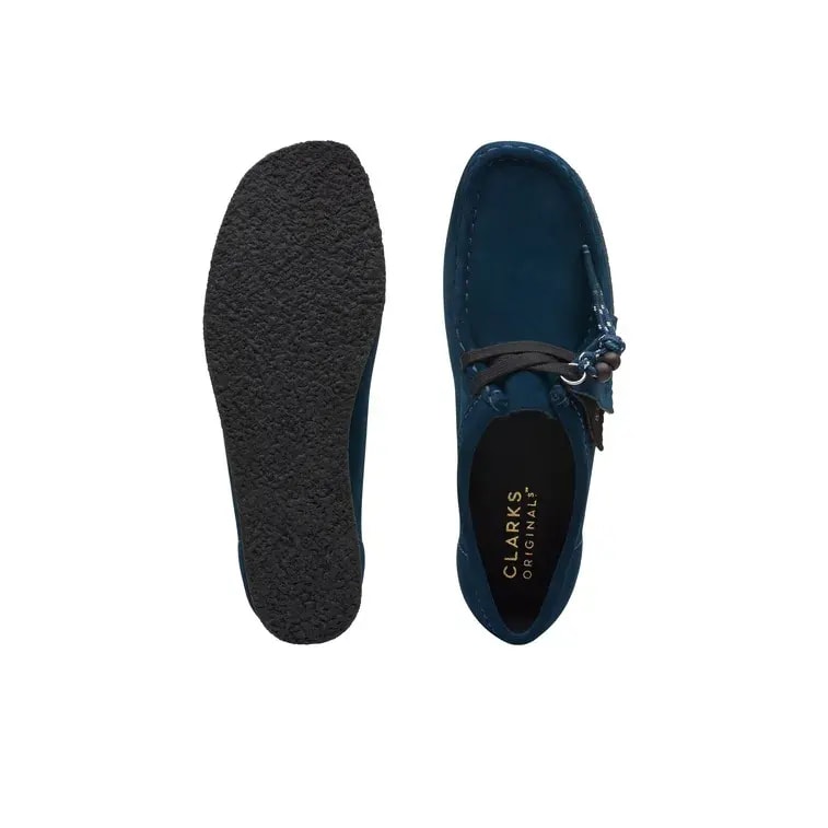 Giày Clarks Originals Wallabee Boot 'Dark Blue' 261732434 — ảnh 4
