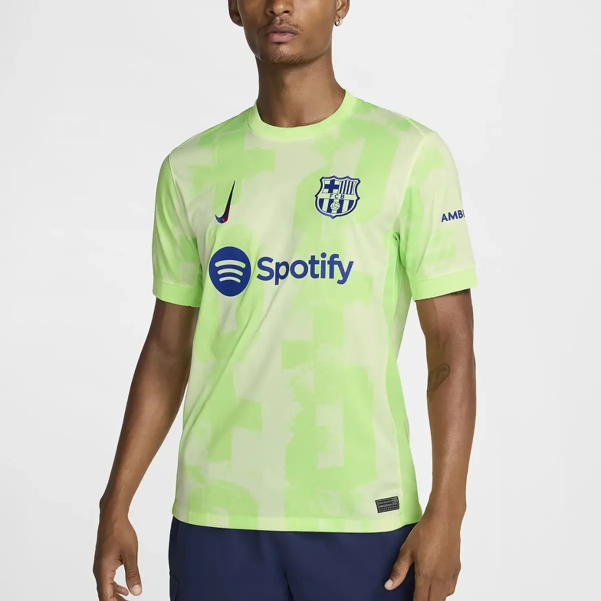 Áo Nike FC Barcelona 24/25 Stadium Third Jersey 'Green' FQ2022-702 — ảnh 4