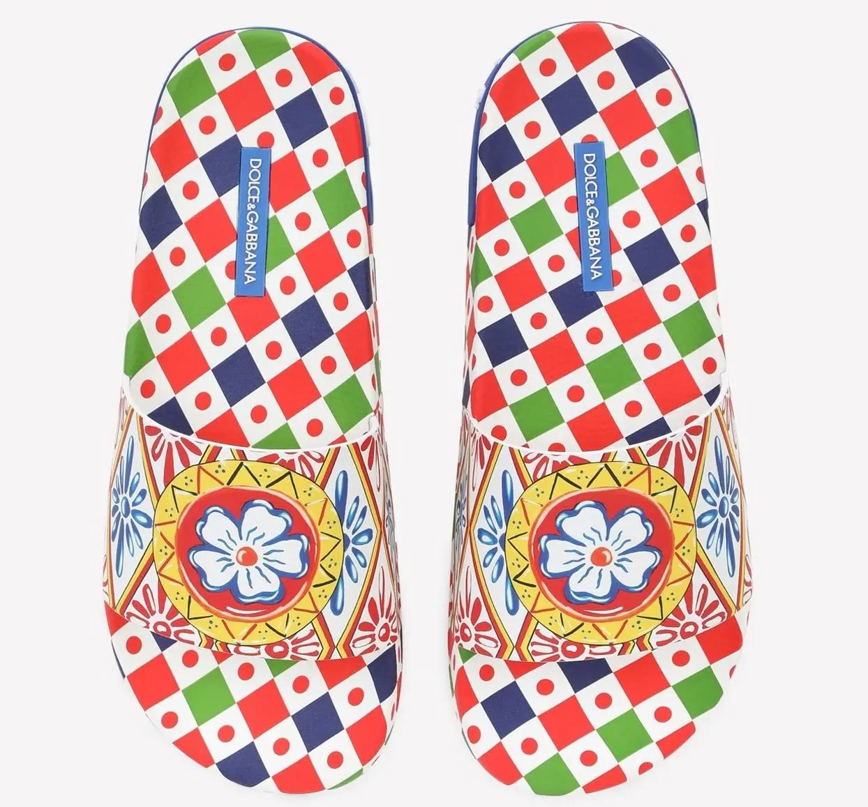 Dép Dolce & Gabbana Slides 'Carretto Print' CW0109-AJ756-HH01E — ảnh 3