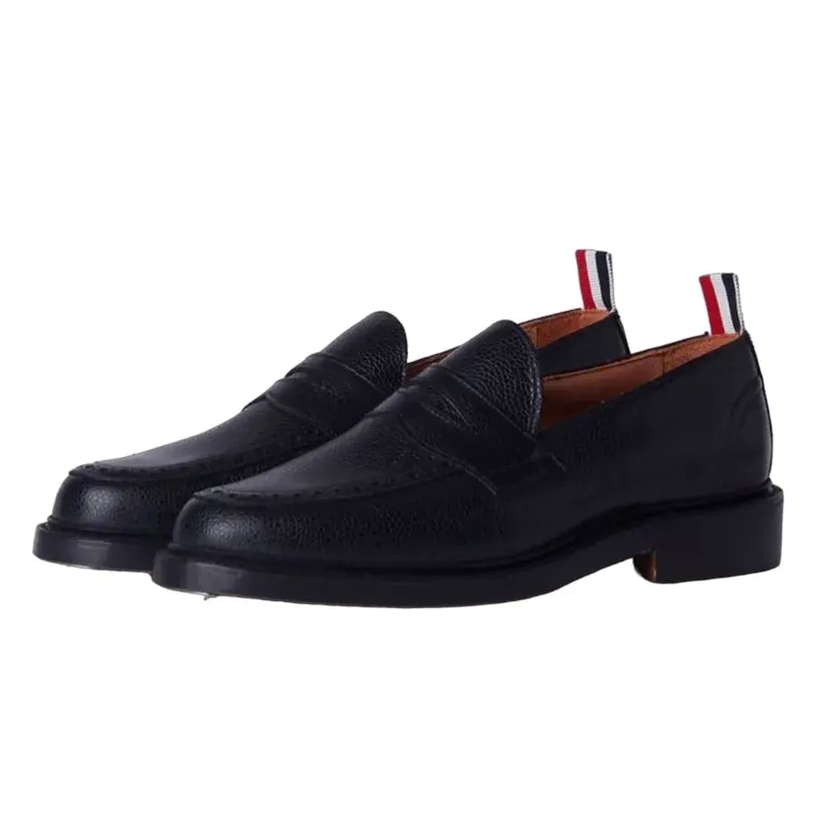 Giày Thom Browne Pebbled Calfskin Hiking Sole 'Black' MFD208A06257001 — ảnh 3