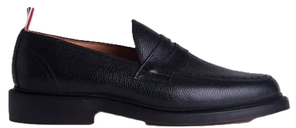 Giày Thom Browne Pebbled Calfskin Hiking Sole 'Black' MFD208A06257001 — kich-thuoc: 39