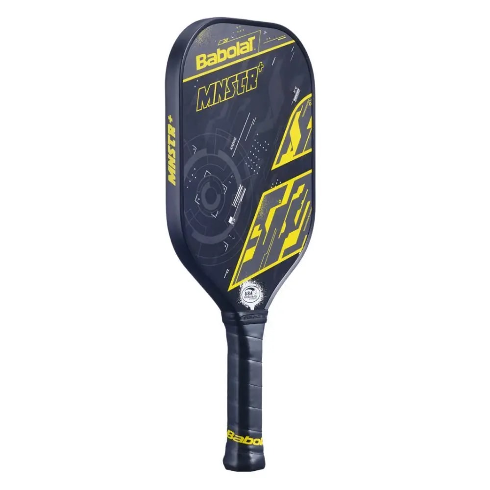 Vợt Pickleball Babolat MNSTR+ 15mm 'Black Yellow' — ảnh 2