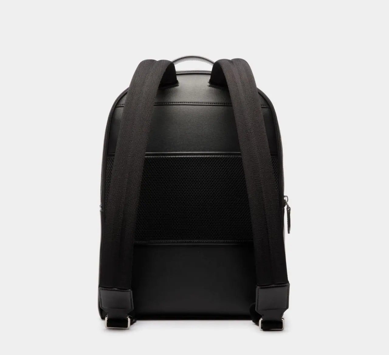 Balo Bally Mythos Backpack Recycled Leather 'Black' 6308460 — ảnh 3