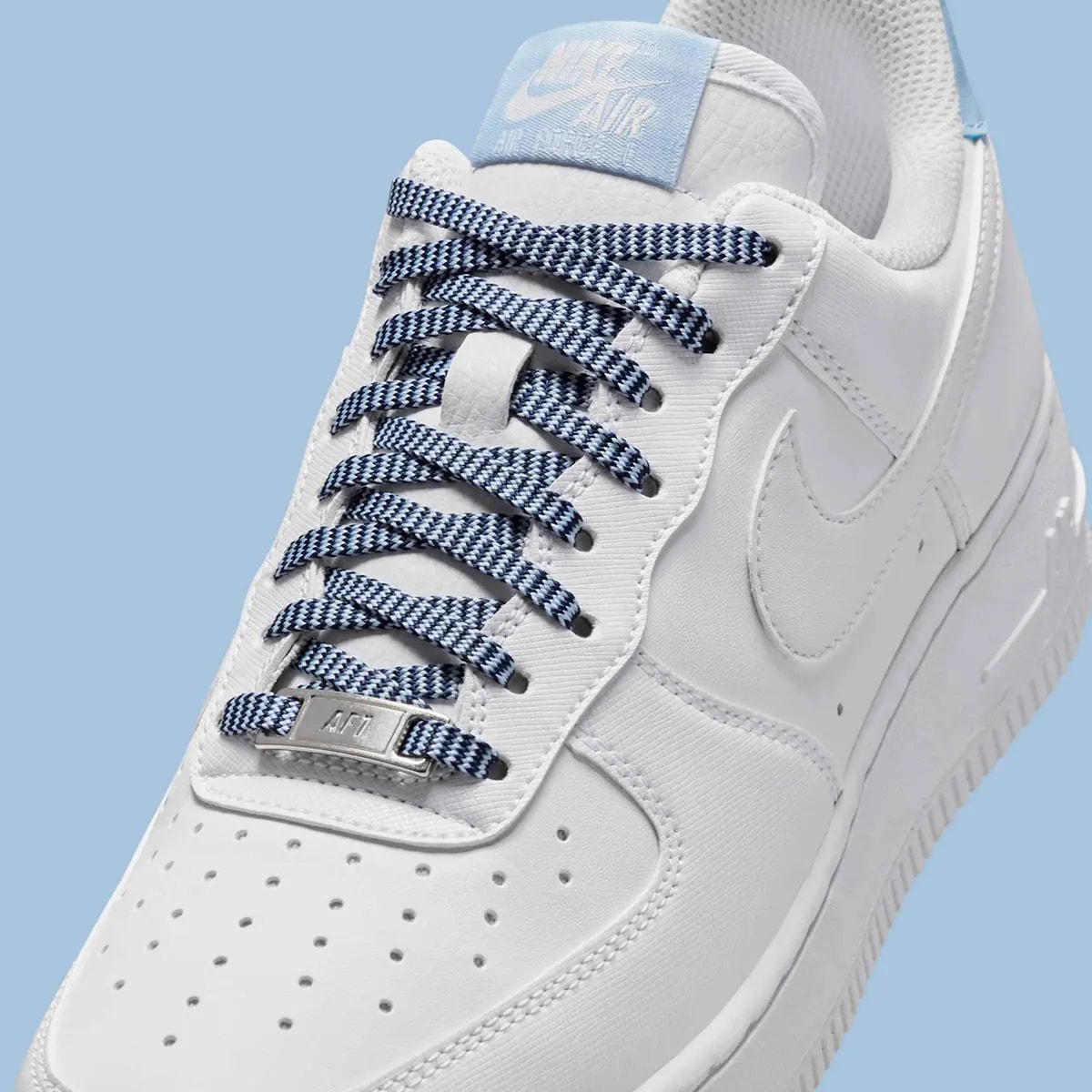 Giày Nike Air Force 1 Low 'White Psychic Blue' IB7167-101 — ảnh 2