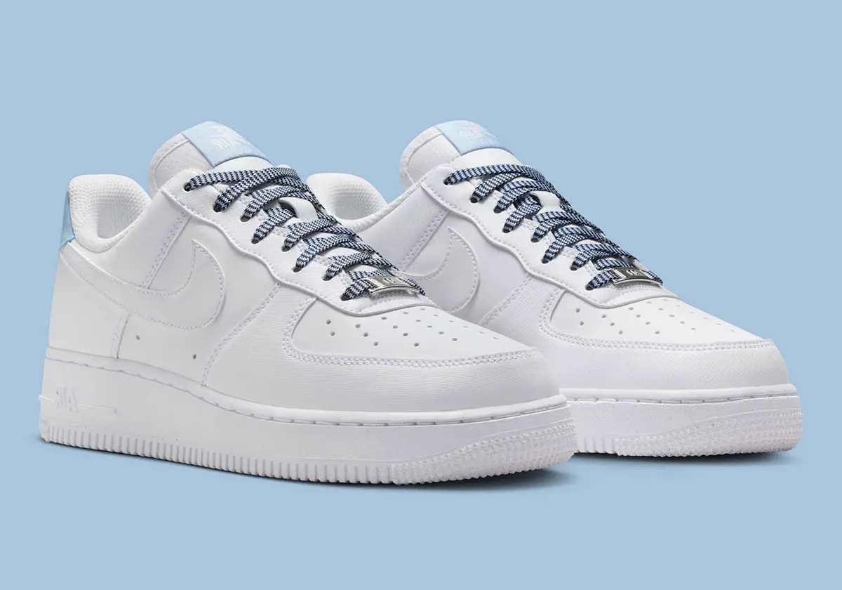 Giày Nike Air Force 1 Low 'White Psychic Blue' IB7167-101 — ảnh 5
