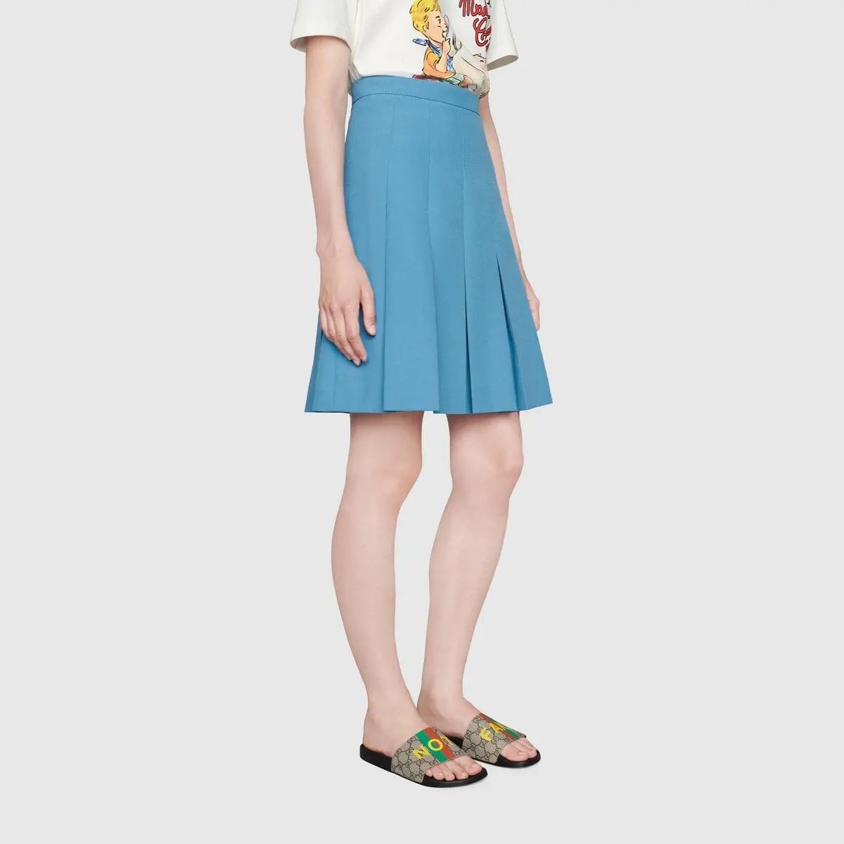 Dép Gucci Print Slide Sandal 'Fake/Not' ‎636345-2GC00-8252 — ảnh 3