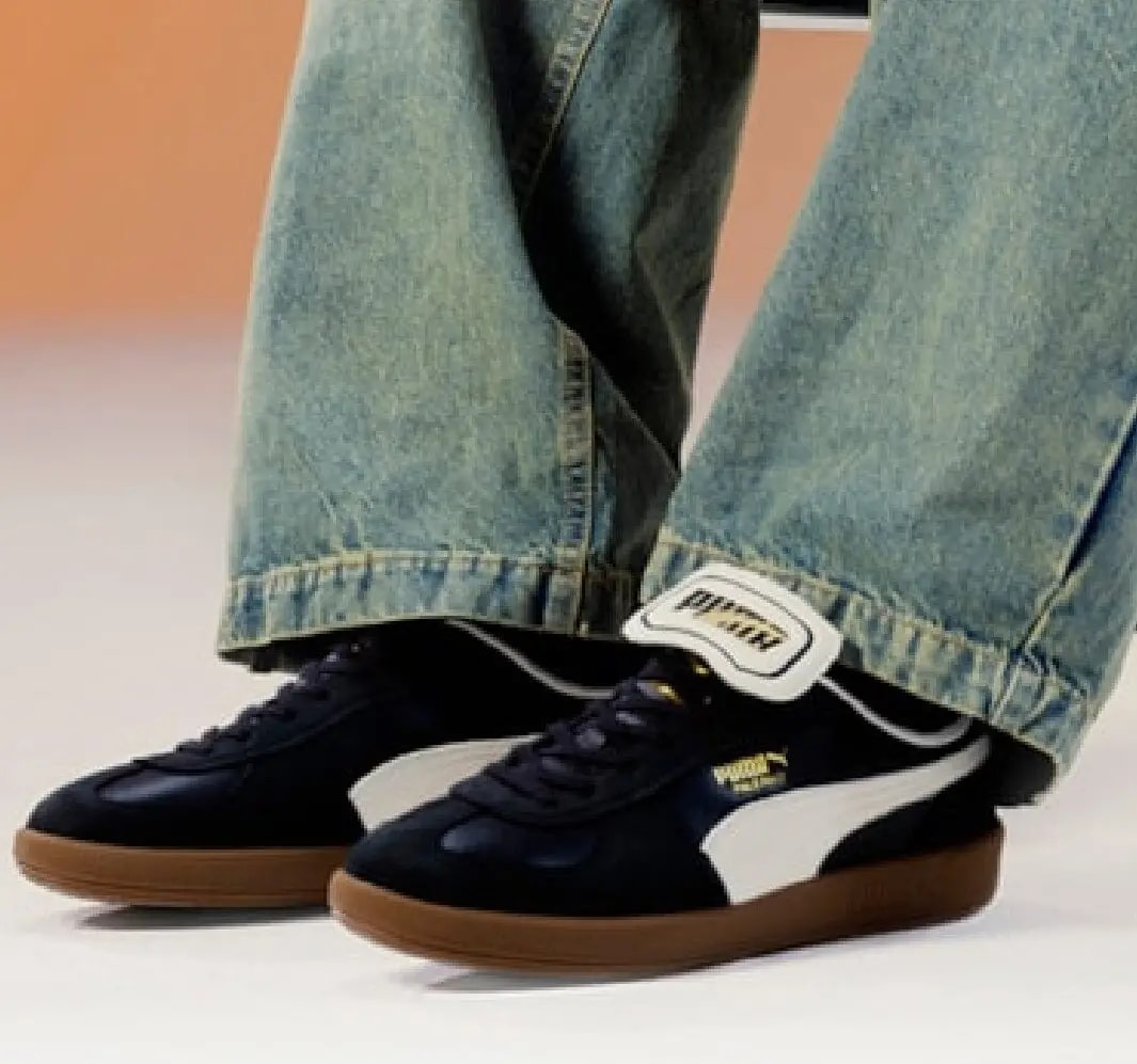 Giày Puma Palermo Premium 'Black White Gum' 401744-02 — ảnh 4