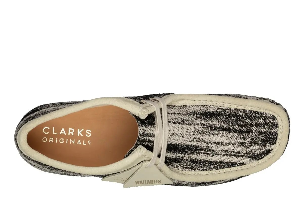 Giày Clarks Originals Wallabee 'Black Canvas Fabric' 26159547 — ảnh 2
