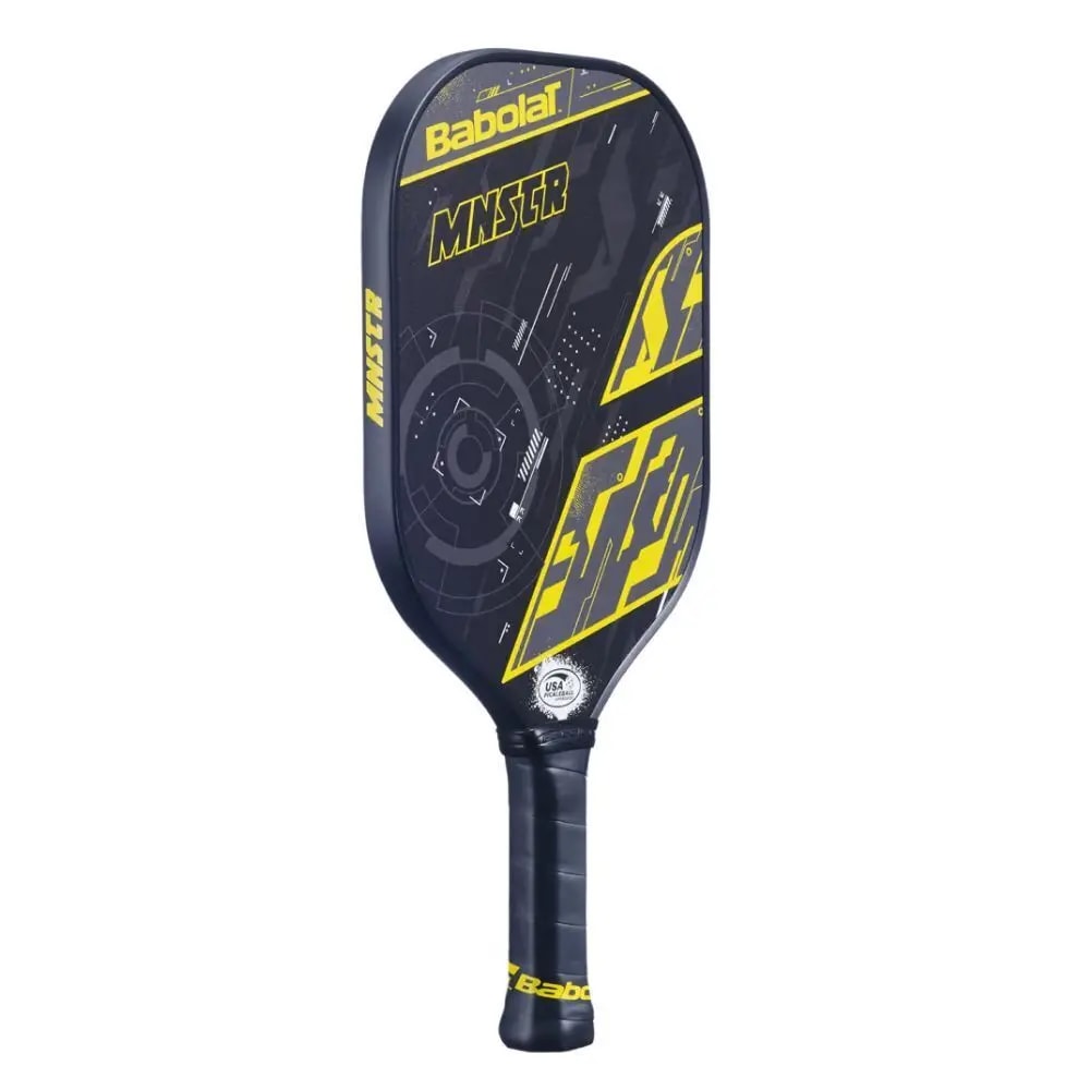 Vợt Pickleball Babolat MNSTR 15mm 'Black Yellow' — ảnh 2