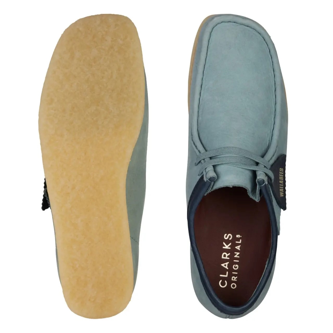 Giày Clarks Originals Wallabee Boot 'Sage Nubuck' 26162538 — ảnh 2