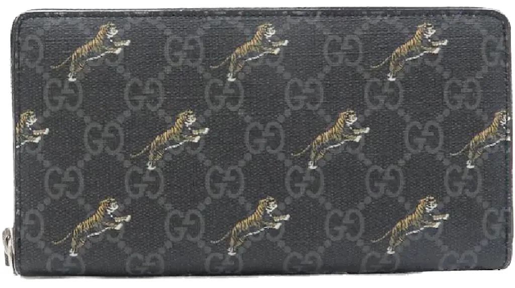 Ví Gucci Tiger Print Zip Around Wallet GG Zip Around 'Black' 575135-G2BAN-1087