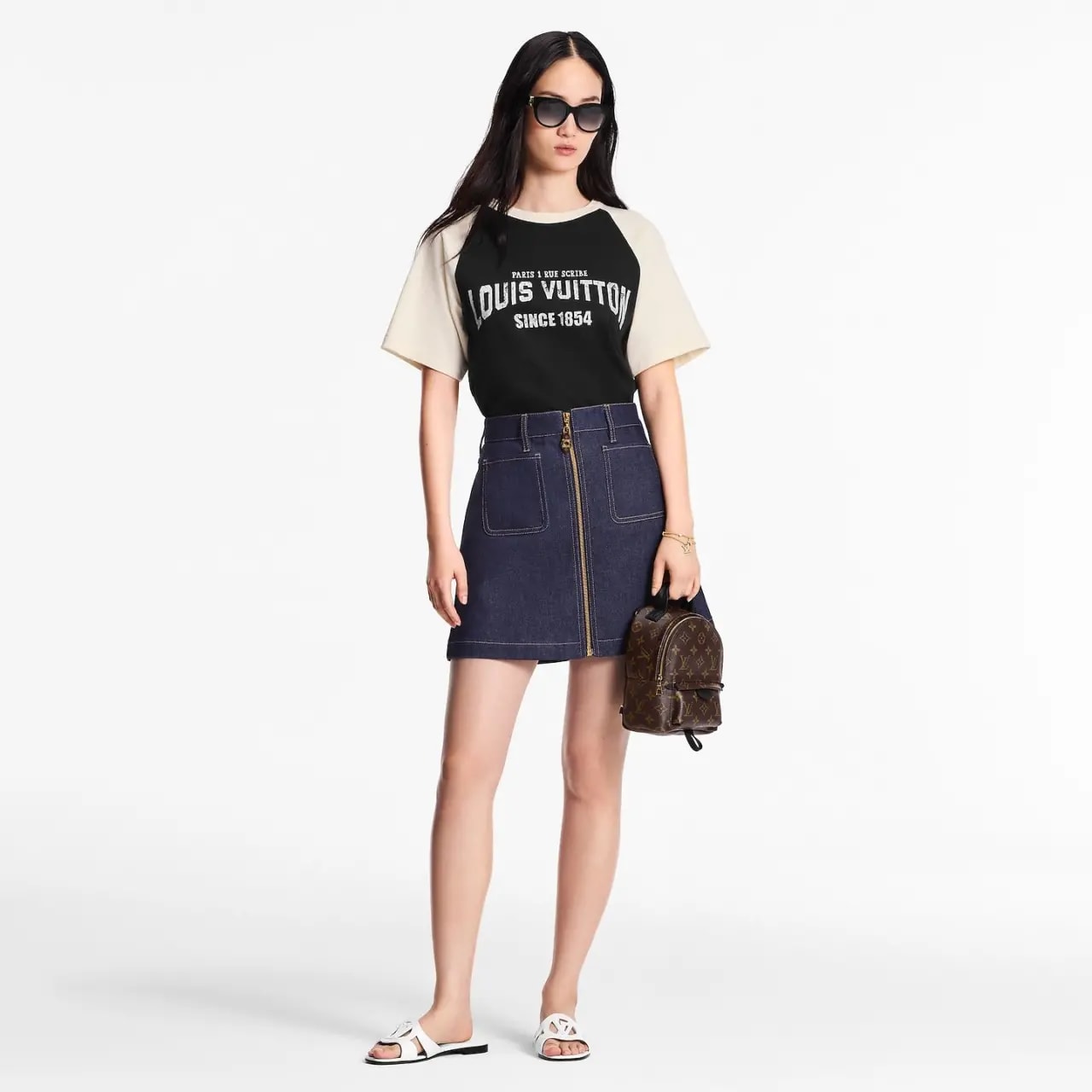 Dép Louis Vuitton LV Isola Flat Mules 'White' 1ABOZK — ảnh 3