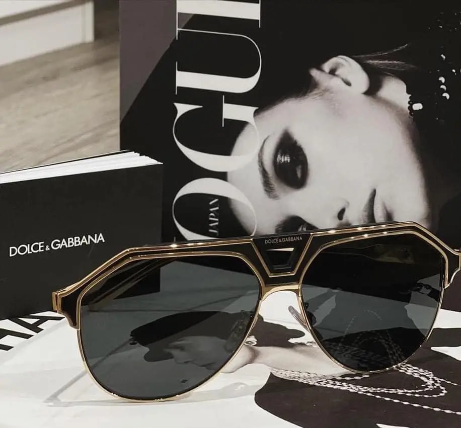 Kính Dolce & Gabbana D&G Sunglasses 'Gold' DG2257-1334-87 — ảnh 2