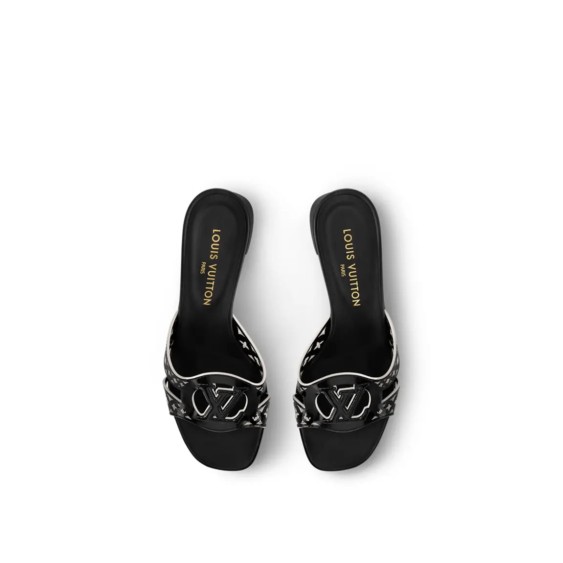 Dép Louis Vuitton LV Isola Mules 'Black' 1AGYR1 — ảnh 2