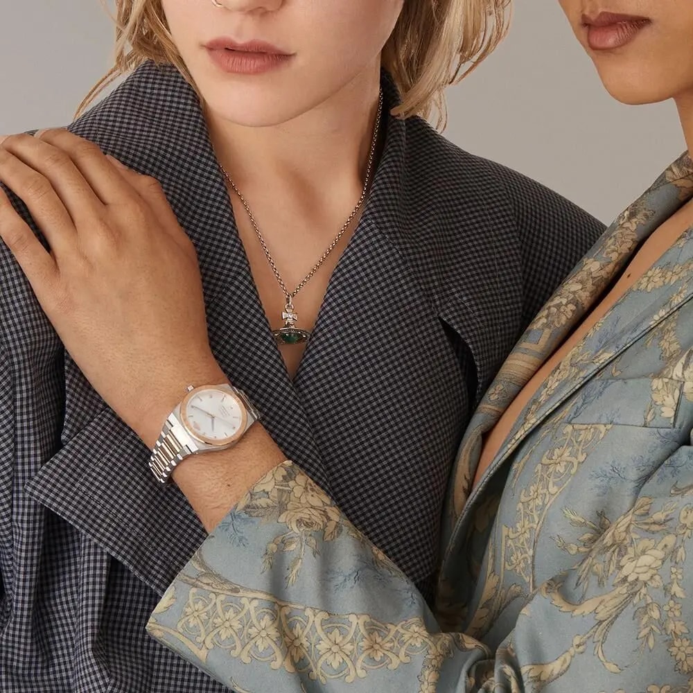 Đồng Hồ Vivienne Westwood Charterhouse 'Rose Gold Silver' VV244SLSR — ảnh 3