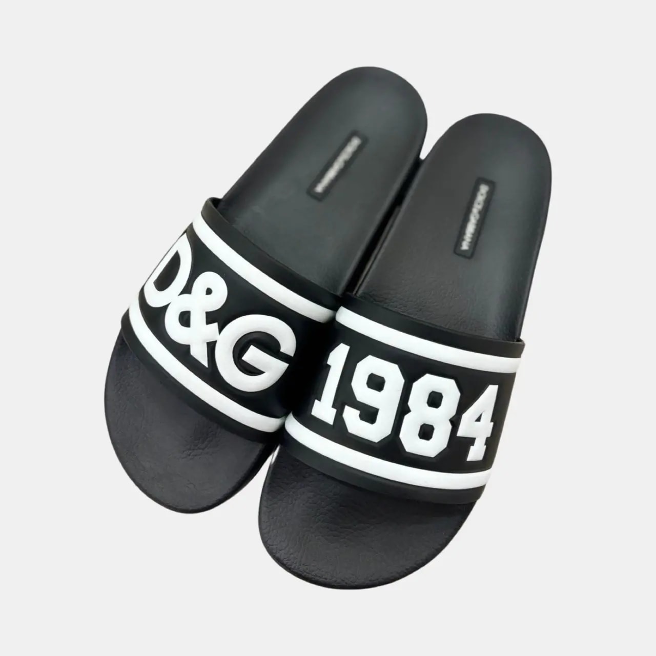 Dép Dolce & Gabbana Slides 1984 'Black' CS1646AZ57789690 — ảnh 2