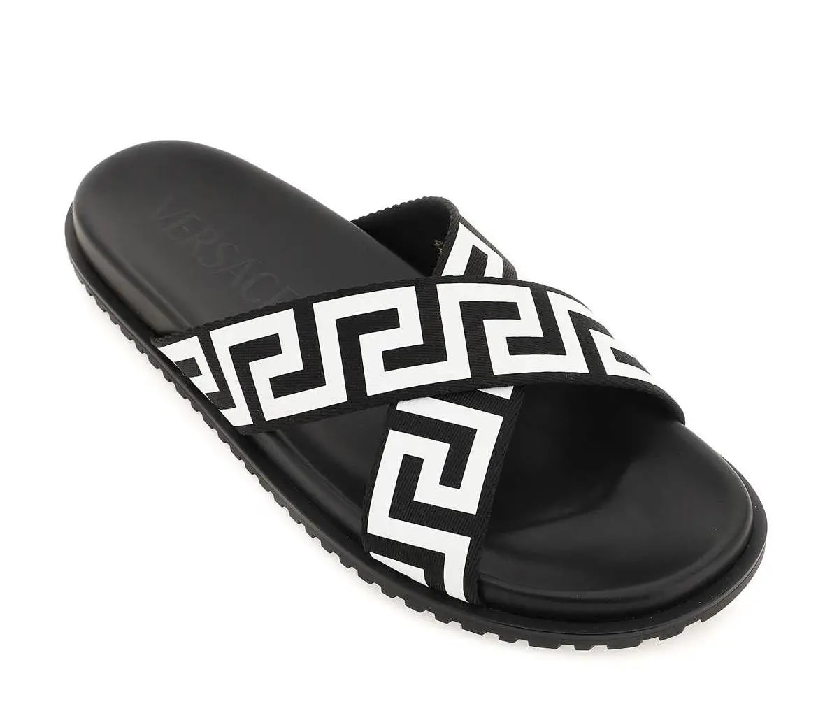 Dép Versace Greca Slides 'Black' 1008318-1A05958-2B020 — ảnh 2