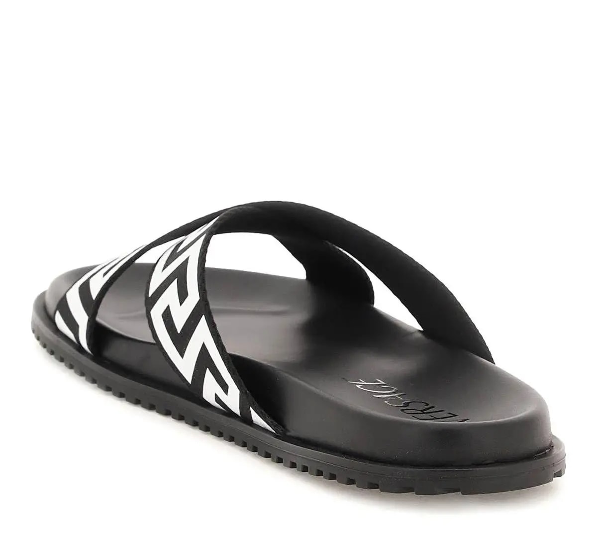 Dép Versace Greca Slides 'Black' 1008318-1A05958-2B020 — ảnh 4