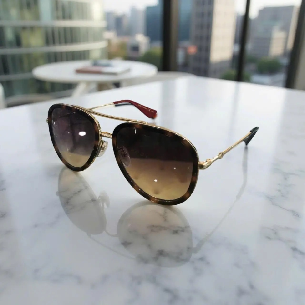 Kính Gucci GG Sunglasses 'Havana' GG0062S-011 — ảnh 2