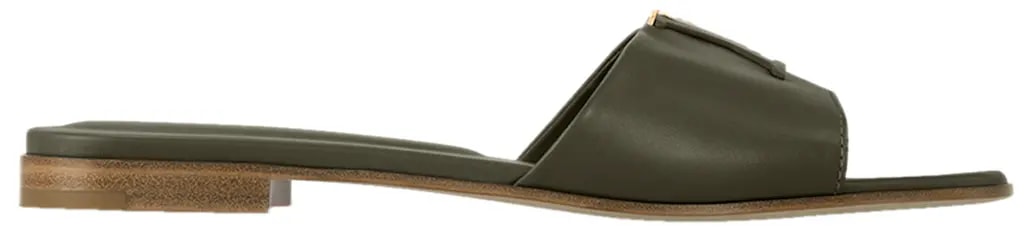 Dép Louis Vuitton LV Capri Flat Mules 'Khaki' 1ACTO5 — kich-thuoc: 35