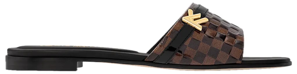 Dép Louis Vuitton Neo Revival Flat Mules 'Ebene' 1ACSOW — kich-thuoc: 36