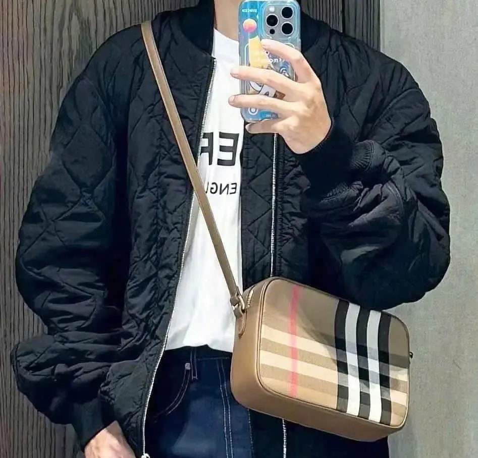 Túi Burberry Large Camera Bag 'Beige Brown' 80844991 — ảnh 2