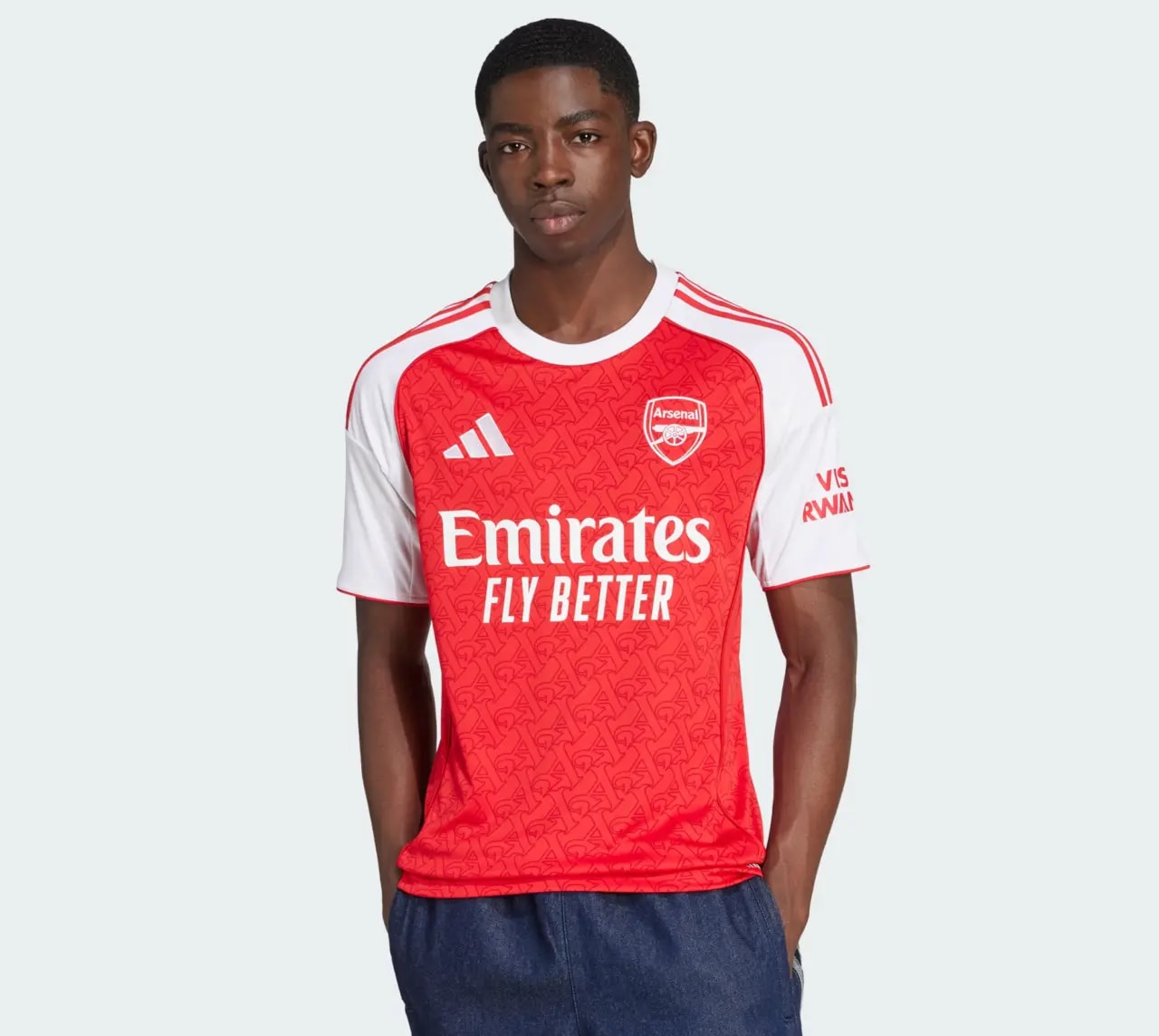 Áo Adidas Arsenal 25/26 Home Jersey ‘White’ JI9517 — ảnh 2