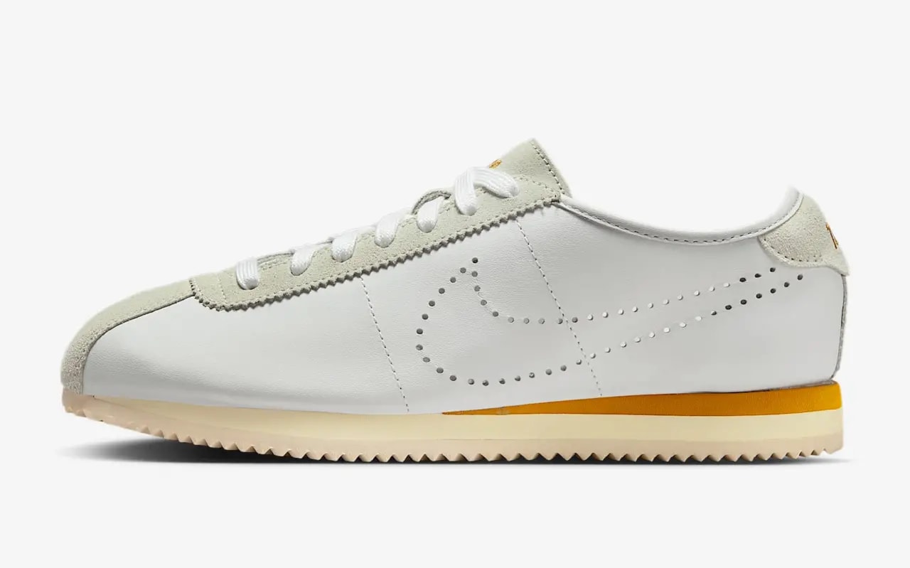 Giày Nike Cortez 'White Bronze Perforated Swoosh' HQ1841-100 — ảnh 2