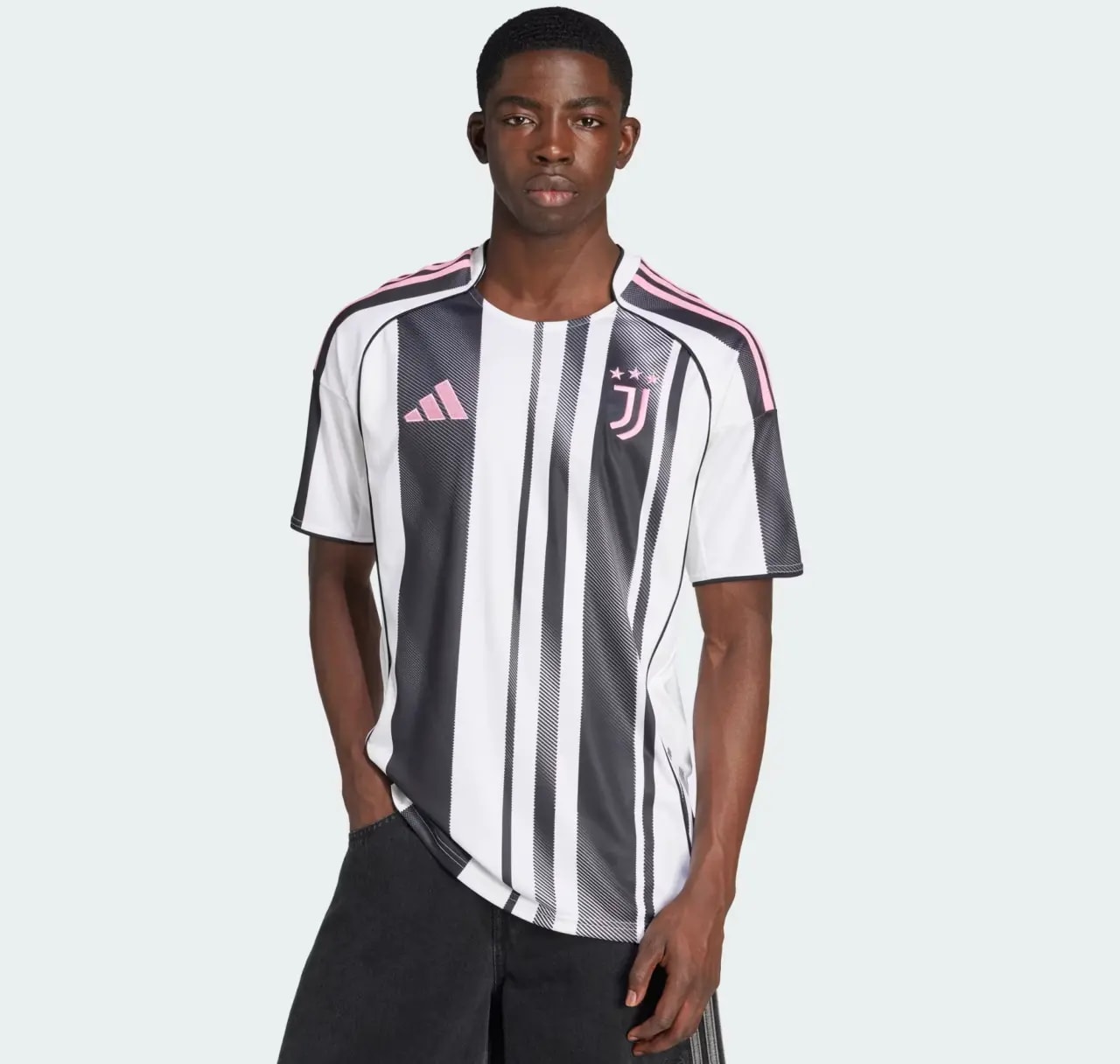 Áo Adidas Juventus 25/26 Home Jersey ‘White Black’ JJ4320 — ảnh 2