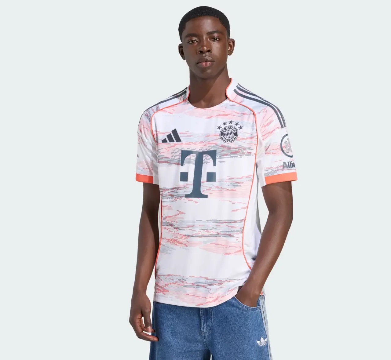 Áo Adidas FC Bayern 25/26 Away Jersey 'White' JJ2143 — ảnh 2