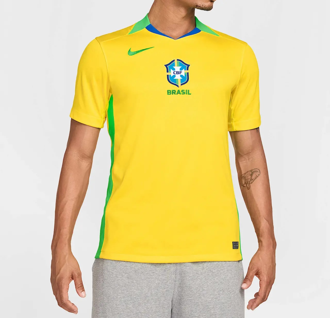 Áo Nike Brazil 2025 Home Jersey 'Yellow' FZ9011-718 — ảnh 2