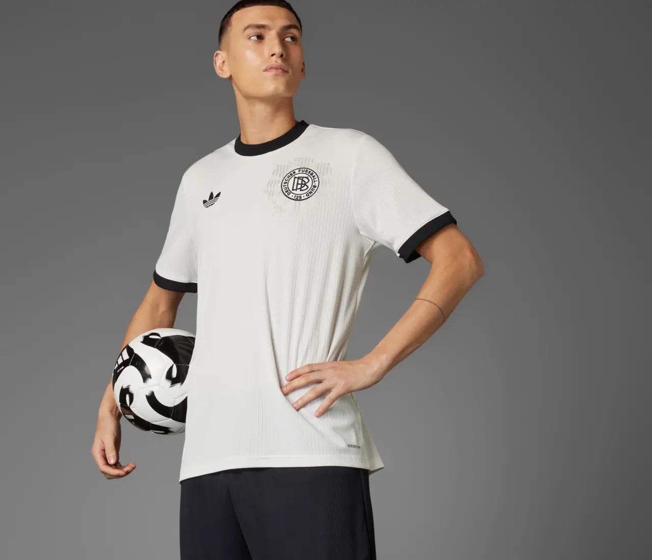Áo Adidas Originals DFB 125 Jersey 'Cloud White' JY0247 — ảnh 2