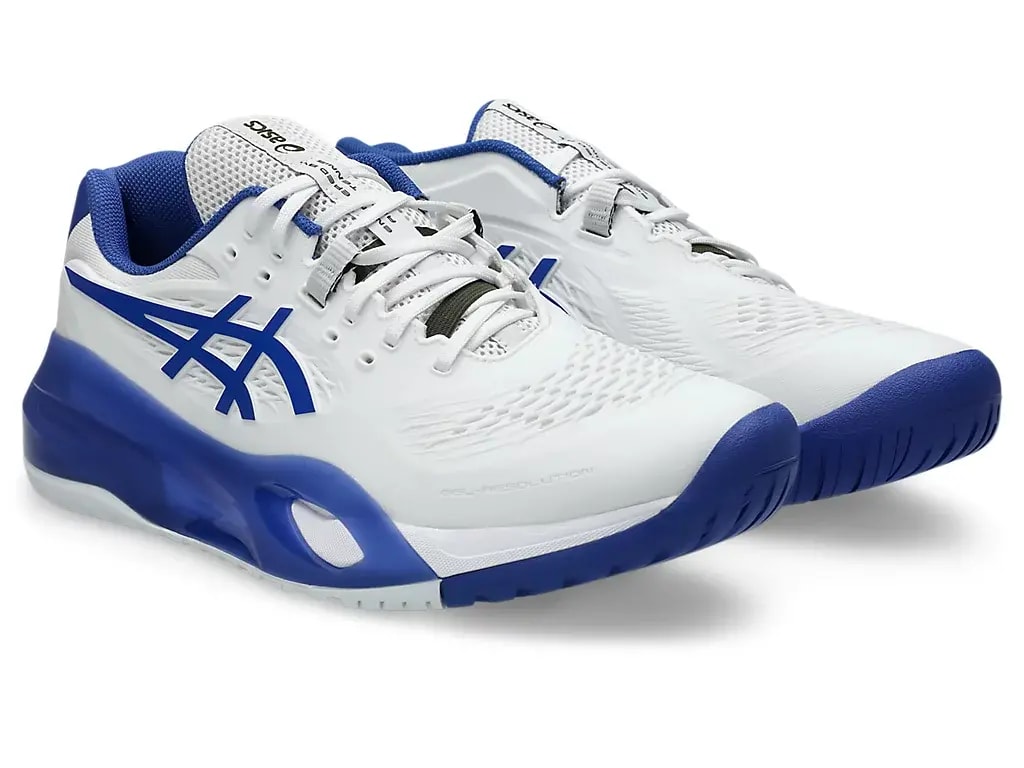 Giày Asics Gel-Resolution X Wide 'White Blue' 1041A487-101 — ảnh 5