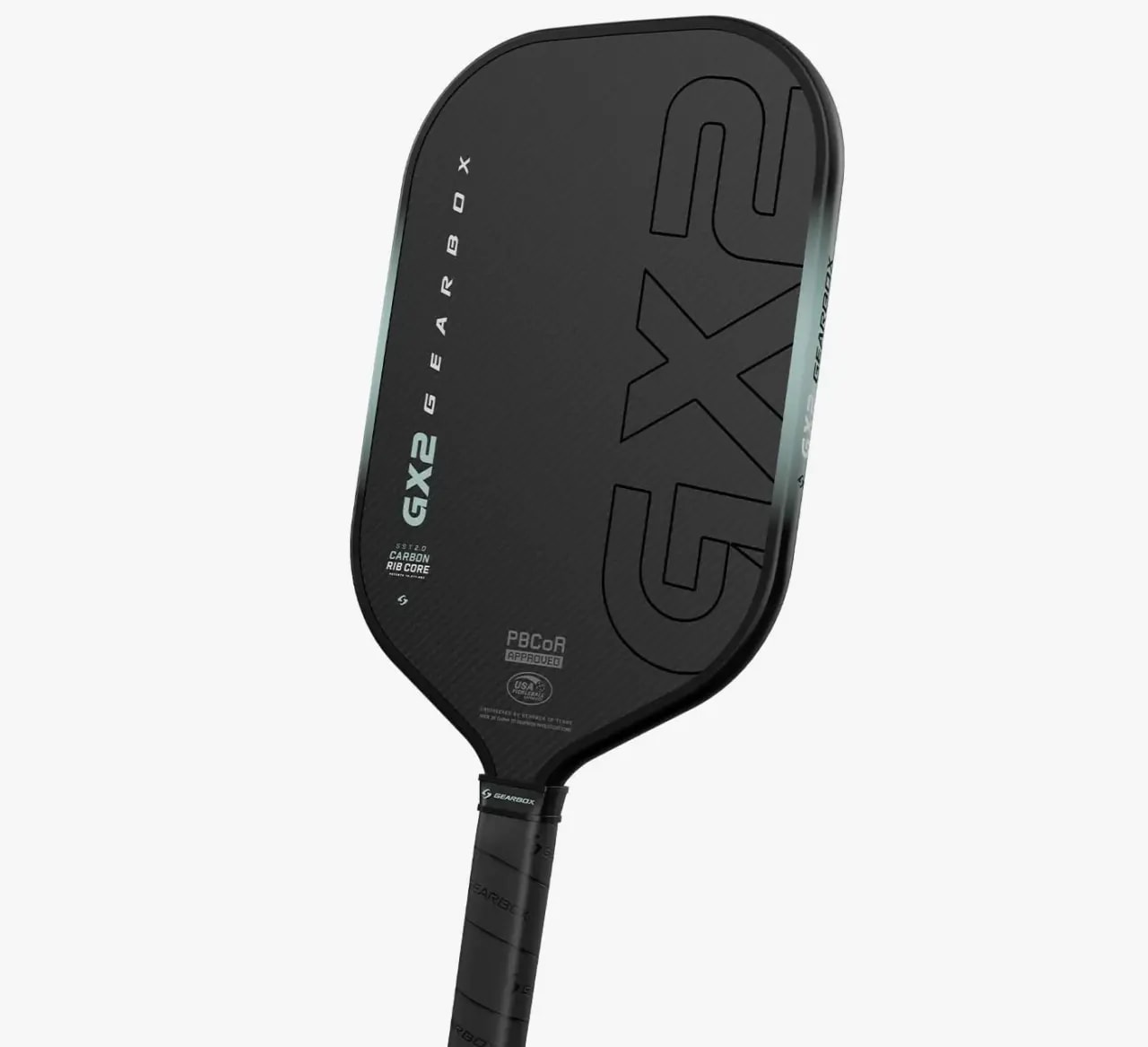 Vợt Pickleball Gearbox GX2 Elongated 16mm 'Black' — ảnh 4