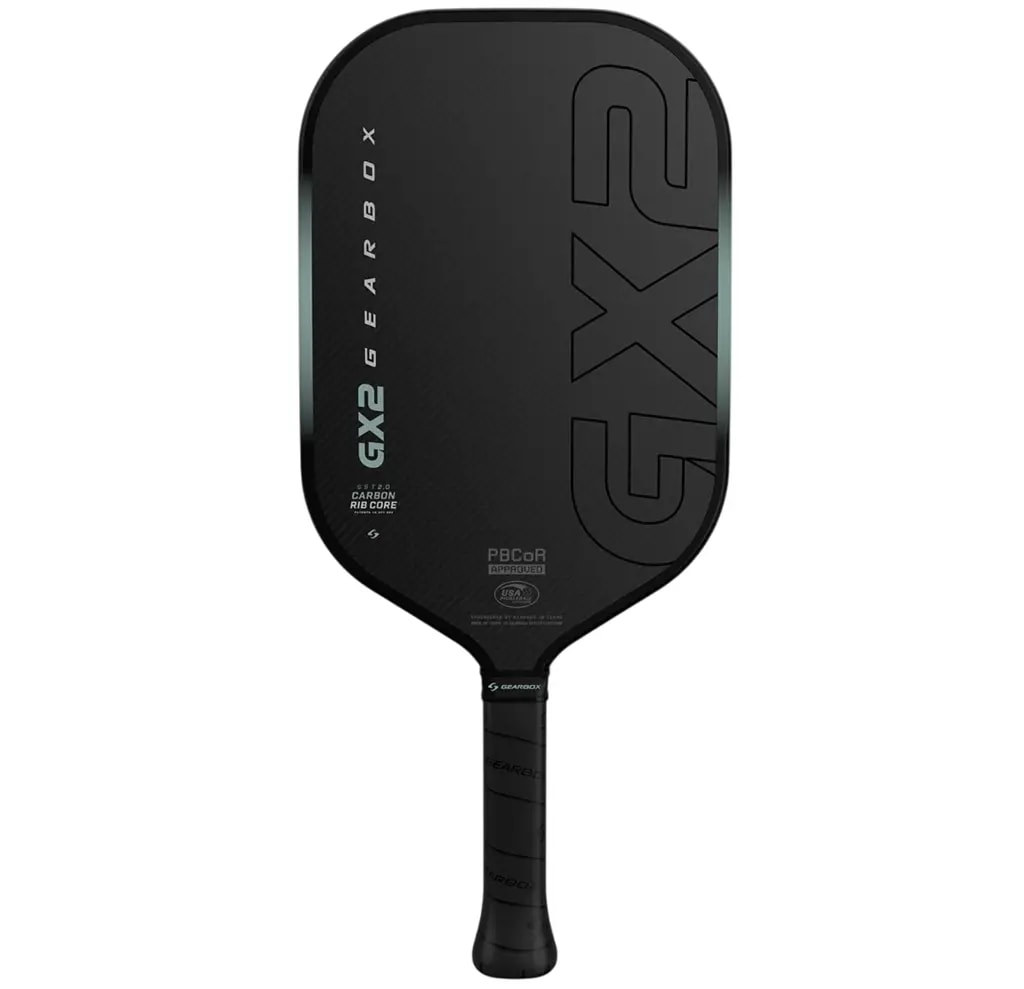 Vợt Pickleball Gearbox GX2 Elongated 16mm 'Black'