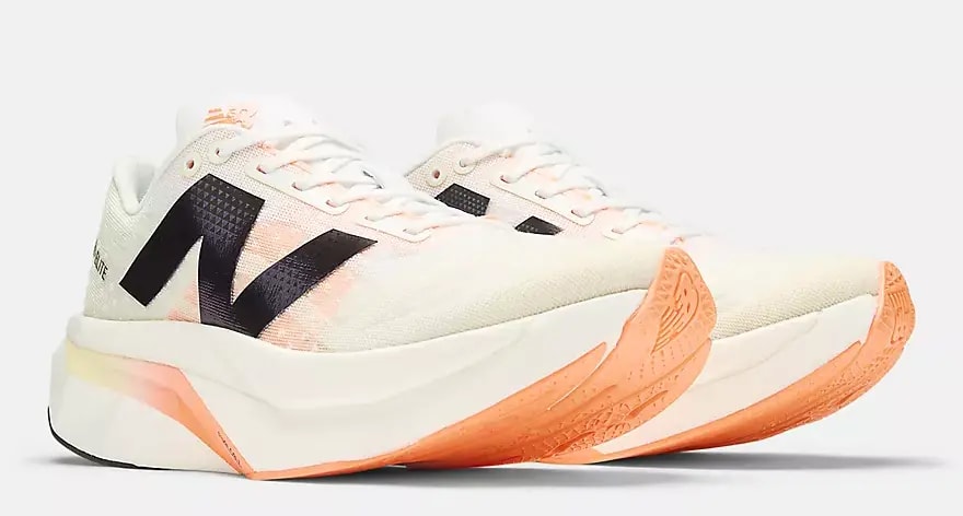 Giày New Balance Elite v4 'White Hot Mango' WRCELCW4 — ảnh 2
