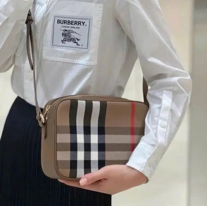 Túi Burberry Large Camera Bag 'Beige Brown' 80844991 — ảnh 3