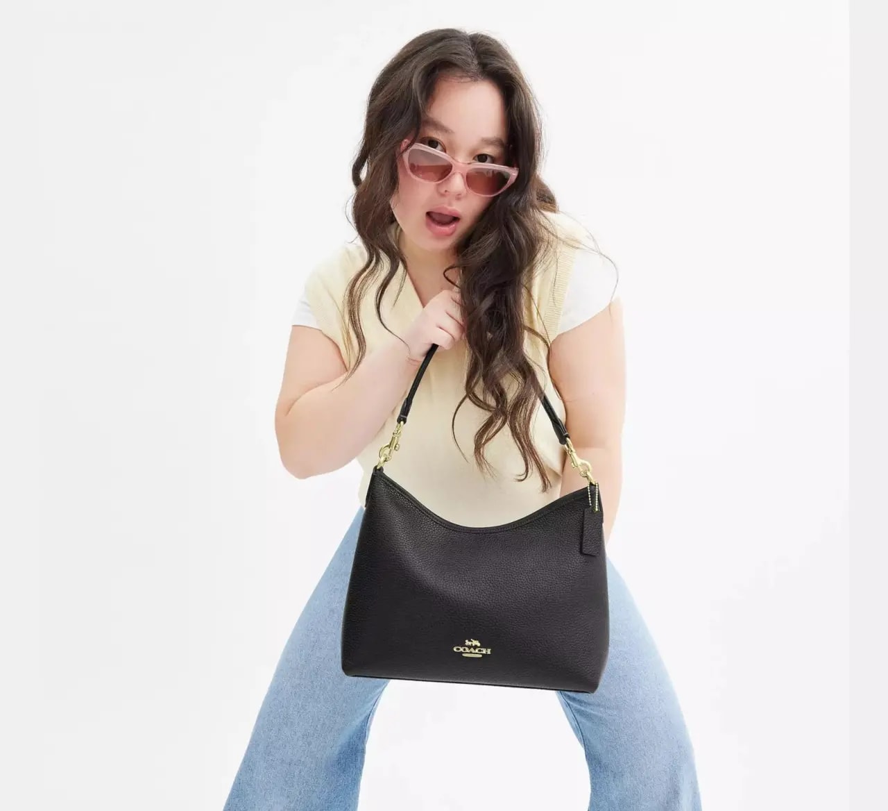Túi Coach Laurel Shoulder Bag 'Black' CR148-IMBLK — ảnh 2