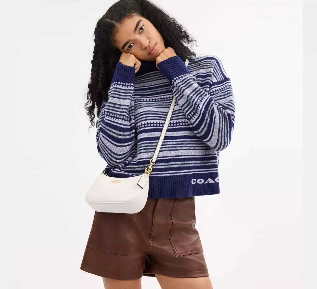 Túi Coach Teri Mini Crossbody Bag 'Chalk' CW309-IMCHK — ảnh 2