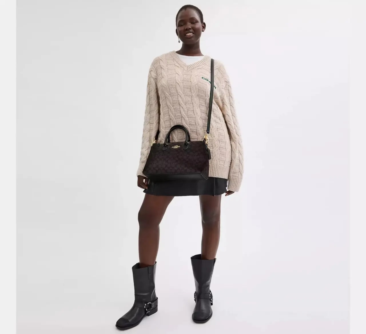 Túi Coach Georgia Satchel Bag 'Walnut' CW422-IMXAQ — ảnh 2