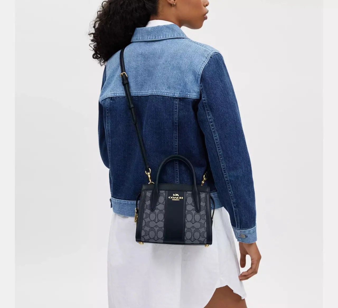 Túi Coach Andrea Carryall Bag 'Navy' CT766-IMX1X — ảnh 2