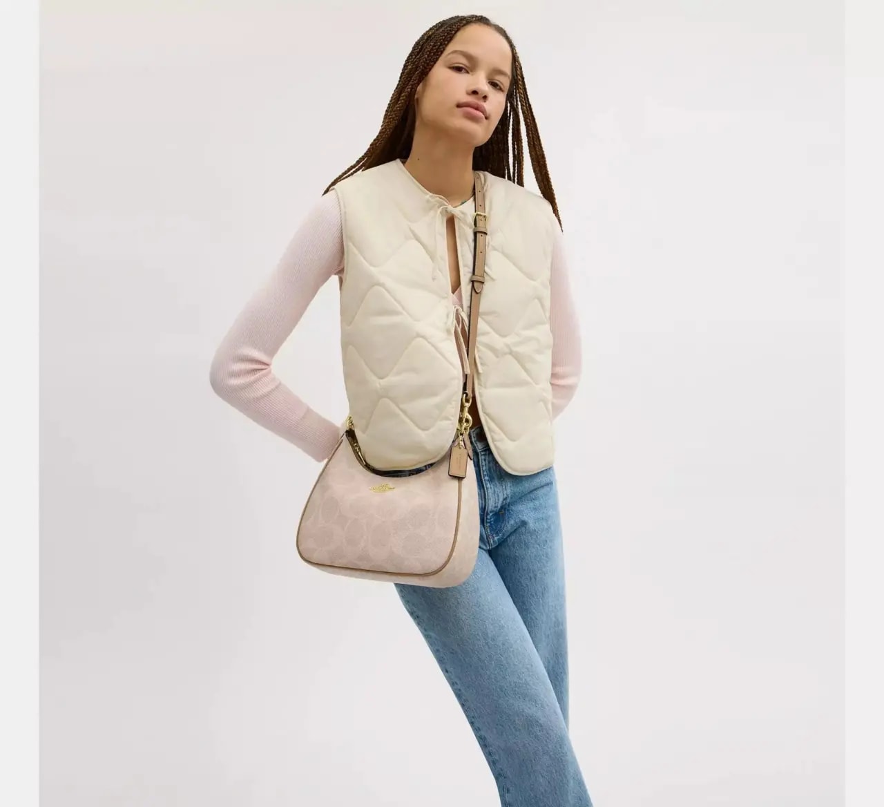 Túi Coach Teri Hobo Bag 'Tan' CAA69-IMXI9 — ảnh 2