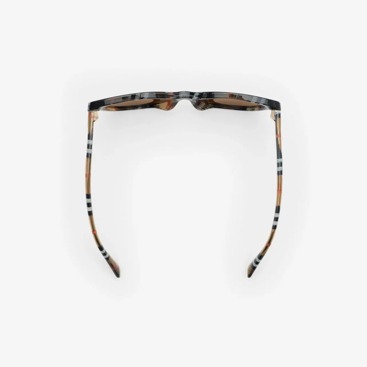 Kính Burberry Tubular Round Sunglasses 'Sand' 40845061 — ảnh 2